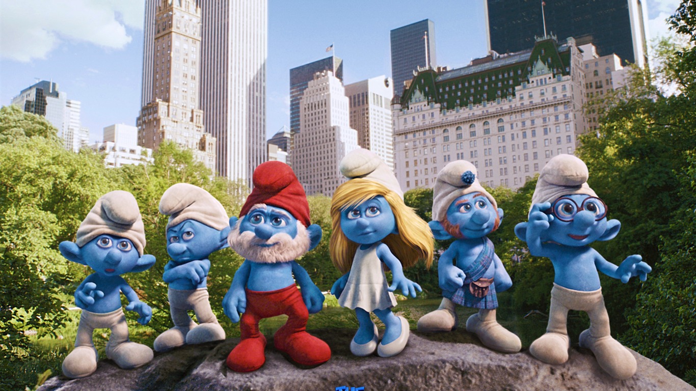 The Smurfs 藍精靈 壁紙專輯 #1 - 1366x768