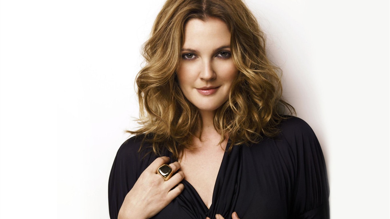 Drew Barrymore 德鲁·巴里摩尔 美女壁纸6 - 1366x768