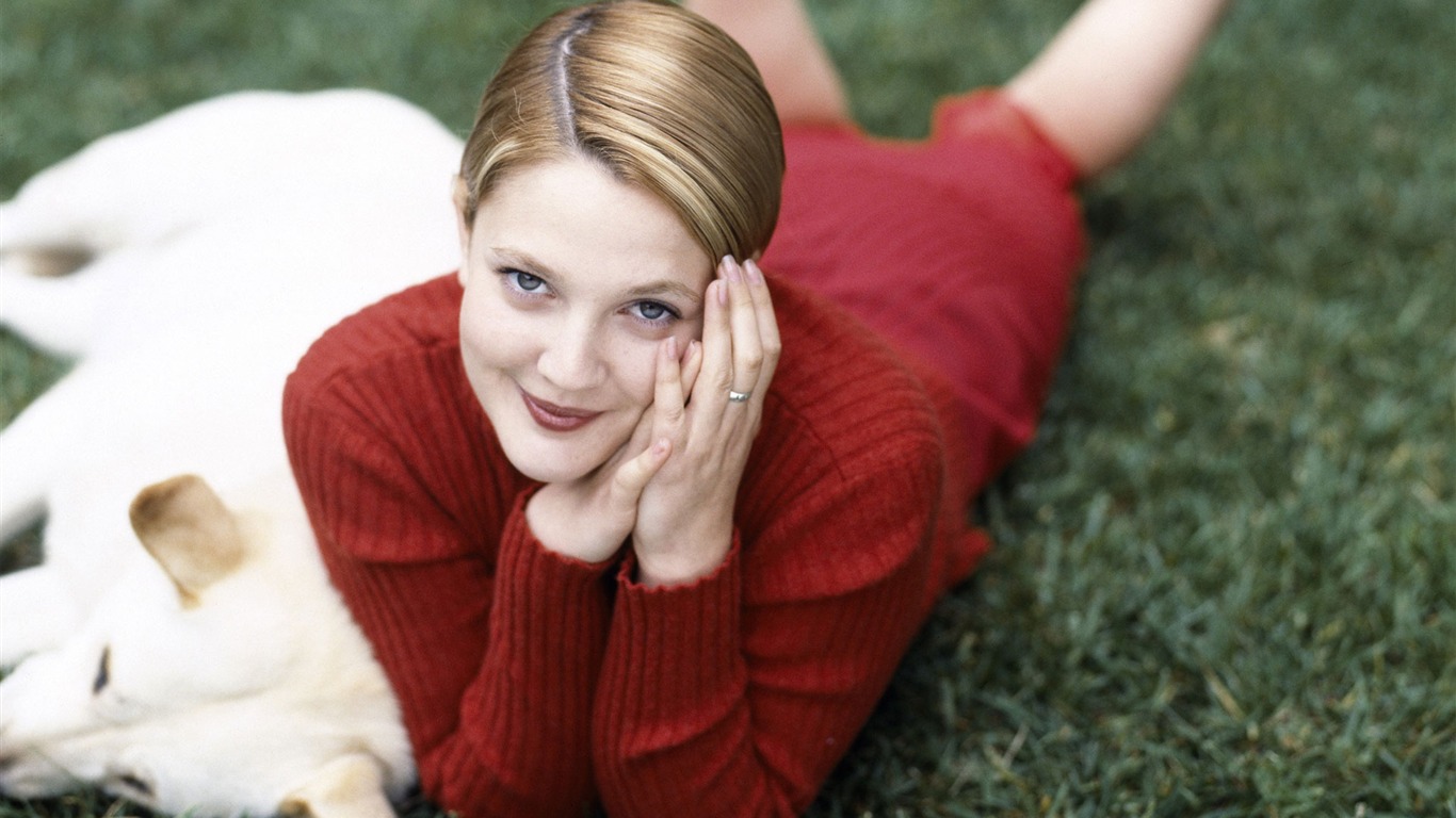 Drew Barrymore 德鲁·巴里摩尔 美女壁纸9 - 1366x768