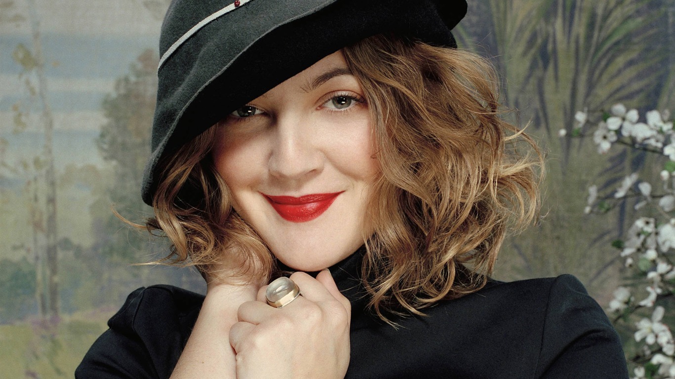 Drew Barrymore schöne Tapete #18 - 1366x768