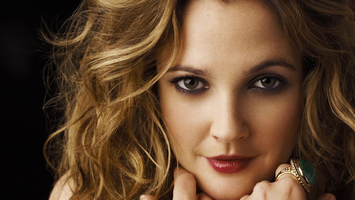 Drew Barrymore 德鲁·巴里摩尔 美女壁纸20 - 1366x768