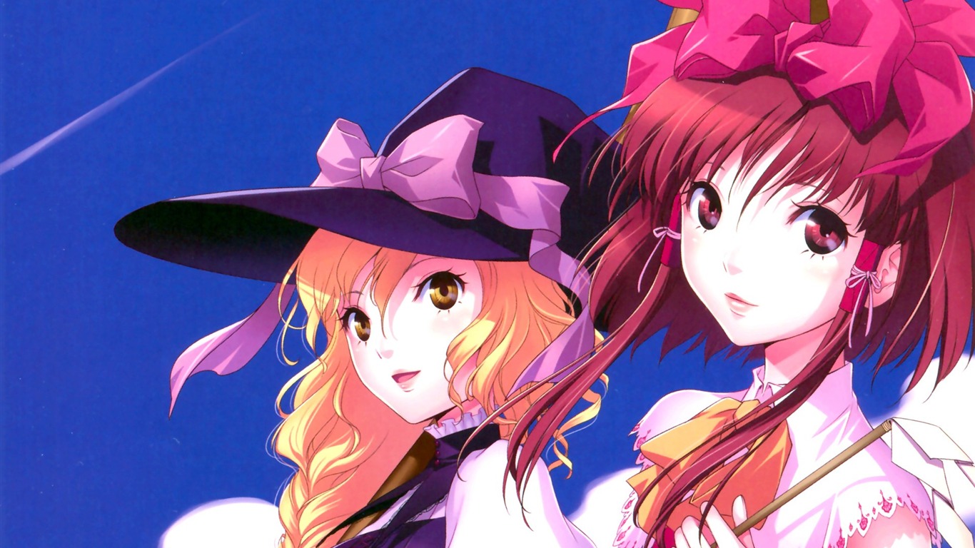 Anime girl HD tapety na plochu #2 - 1366x768