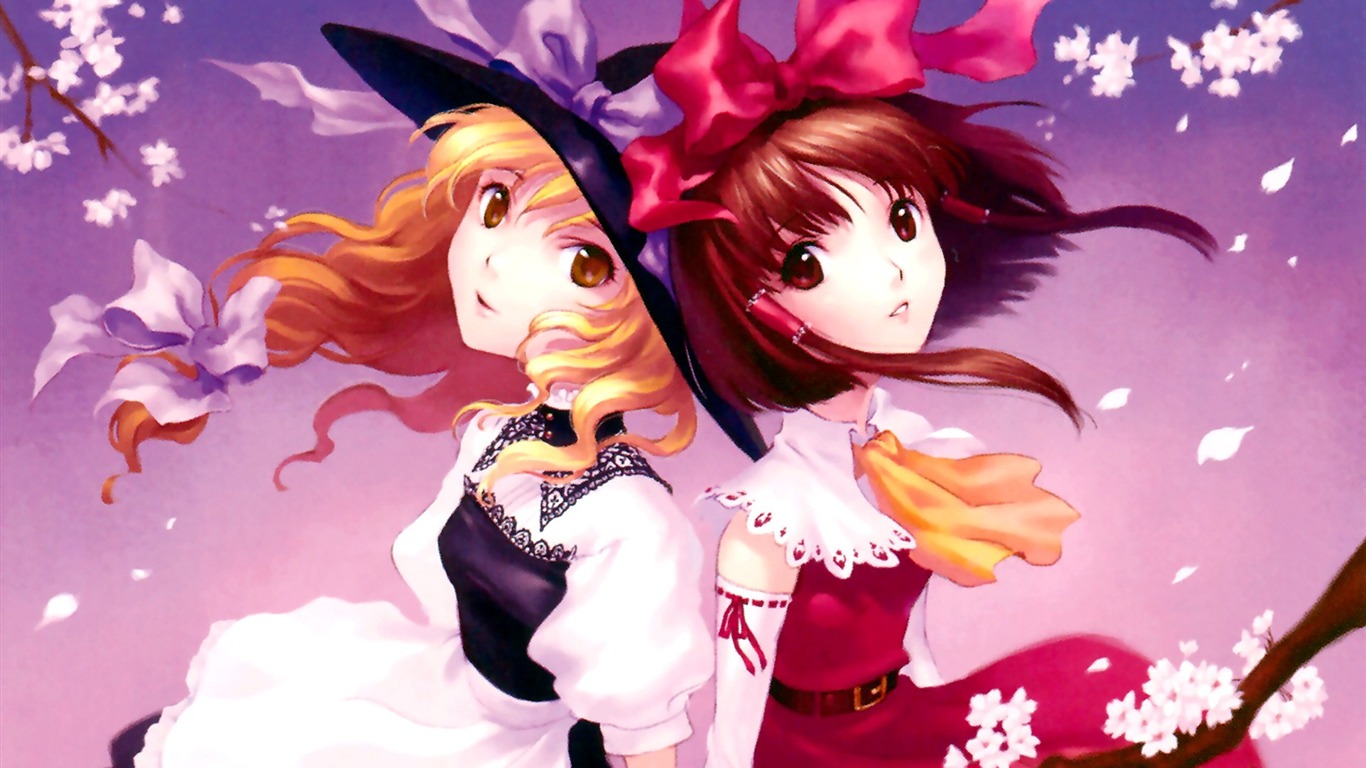 Anime girl HD tapety na plochu #3 - 1366x768