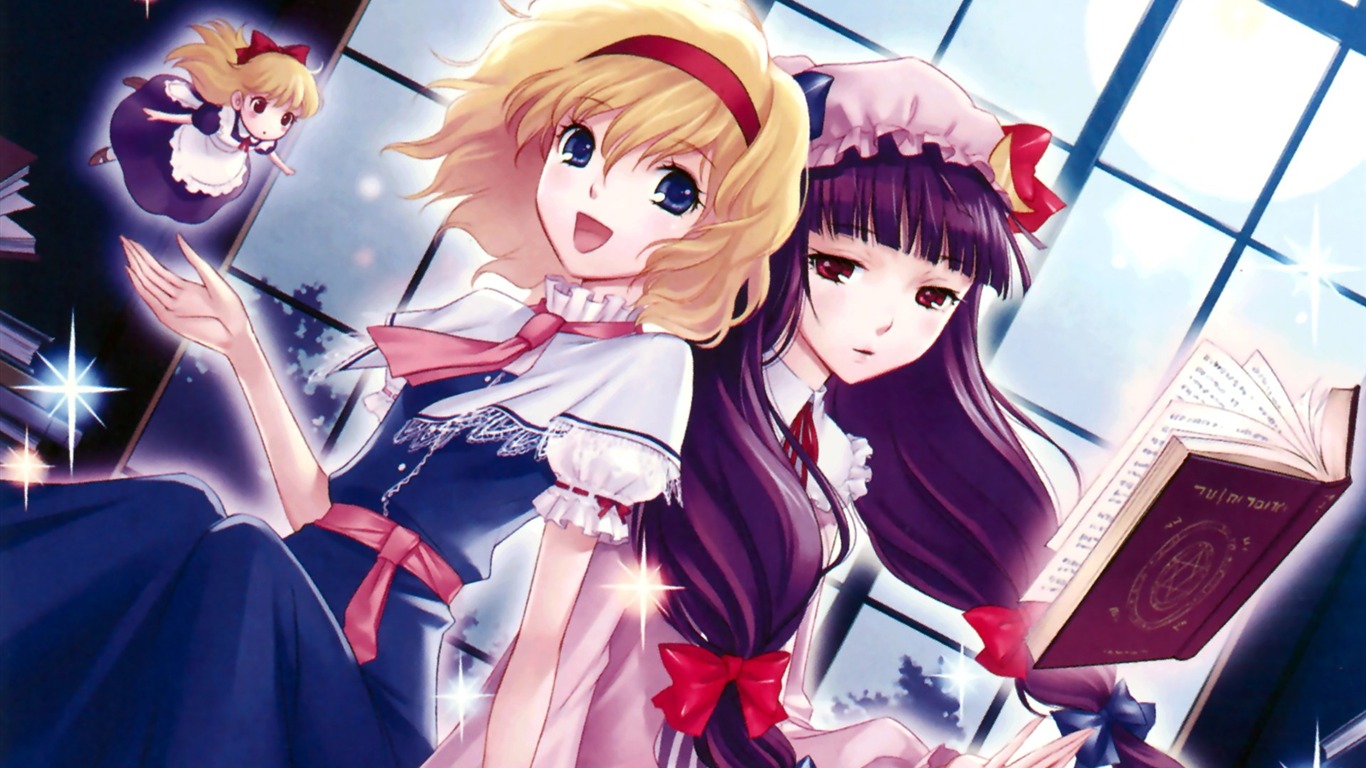 Anime girl HD tapety na plochu #8 - 1366x768