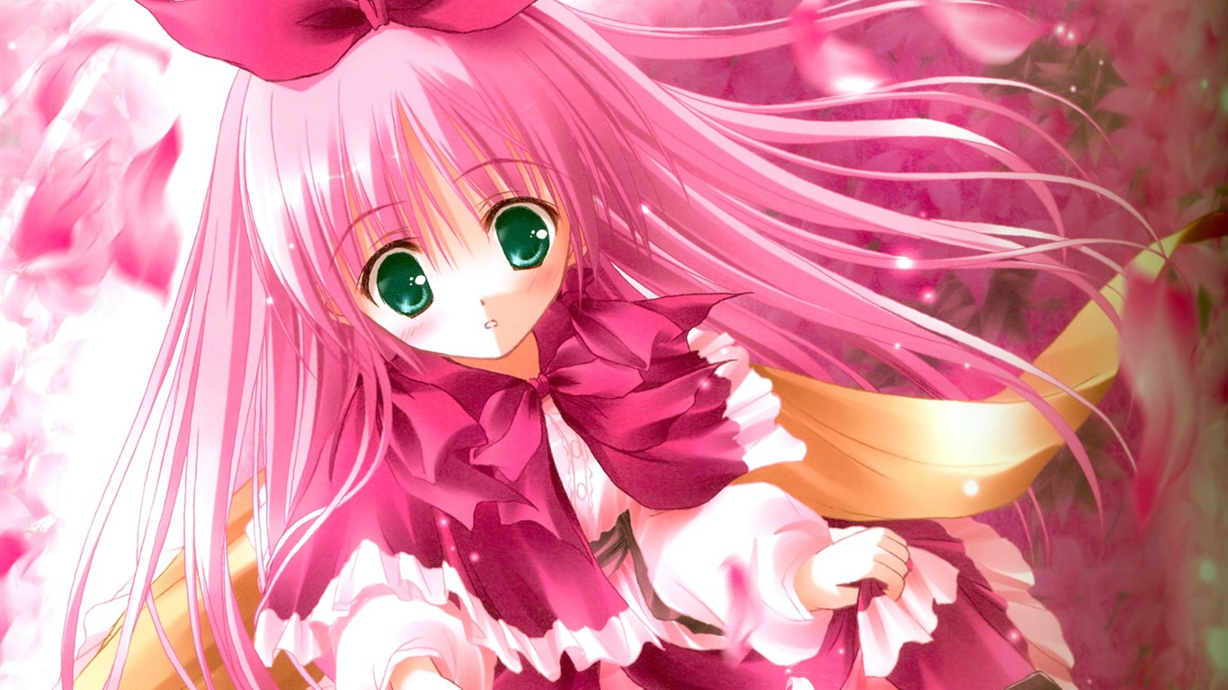 Anime girl HD tapety na plochu #21 - 1366x768