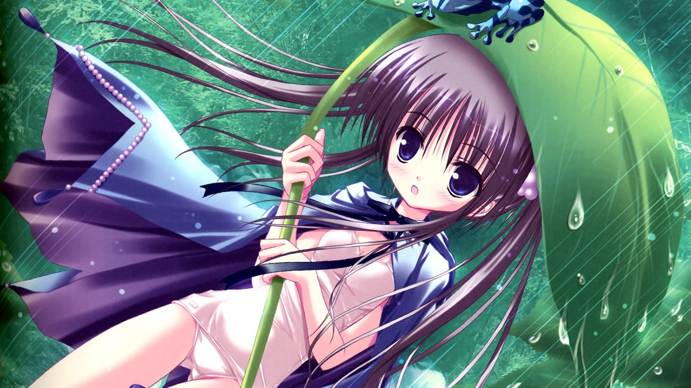 Anime girl HD wallpapers #24 - 1366x768