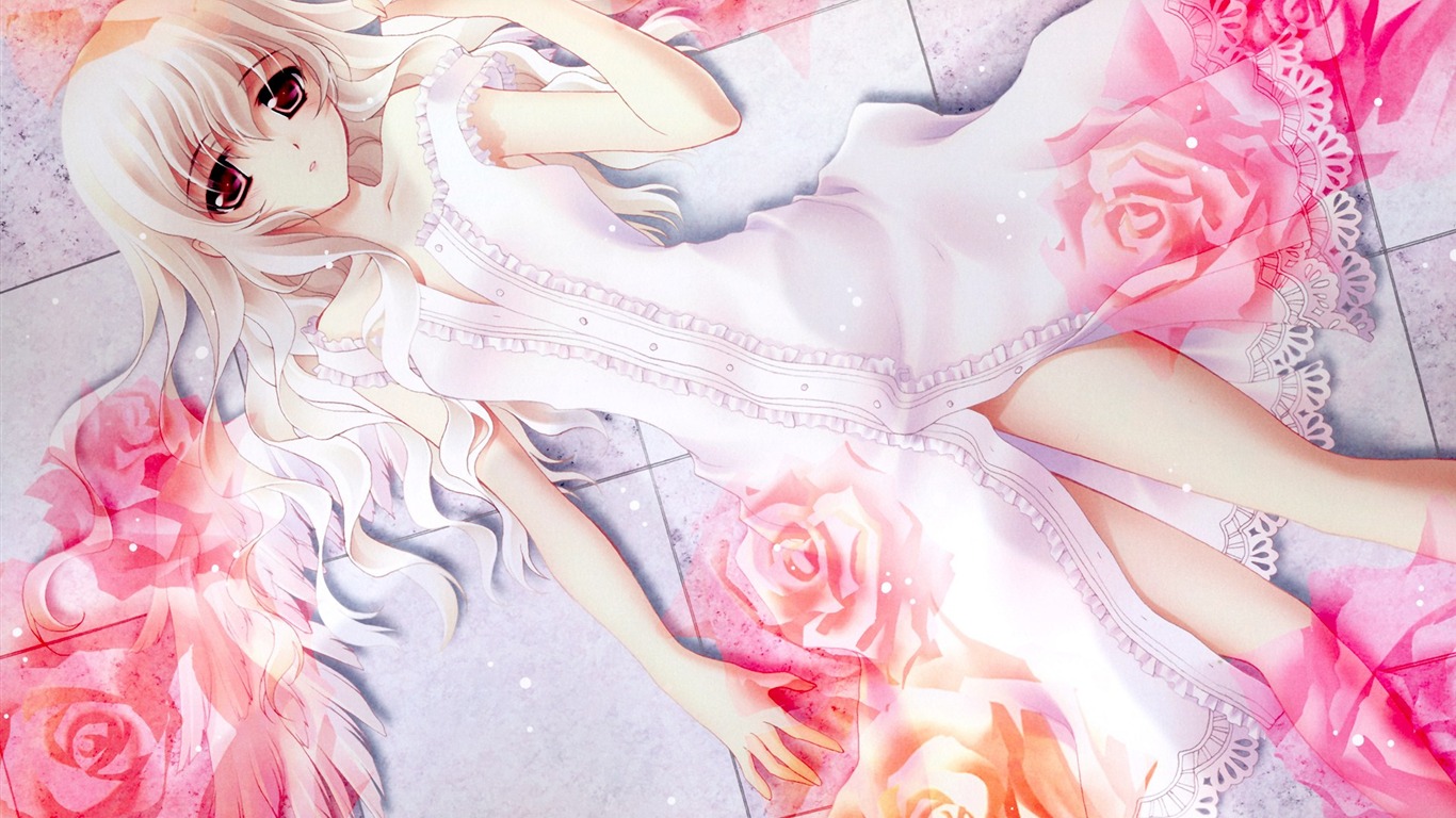Anime girl HD wallpapers #25 - 1366x768