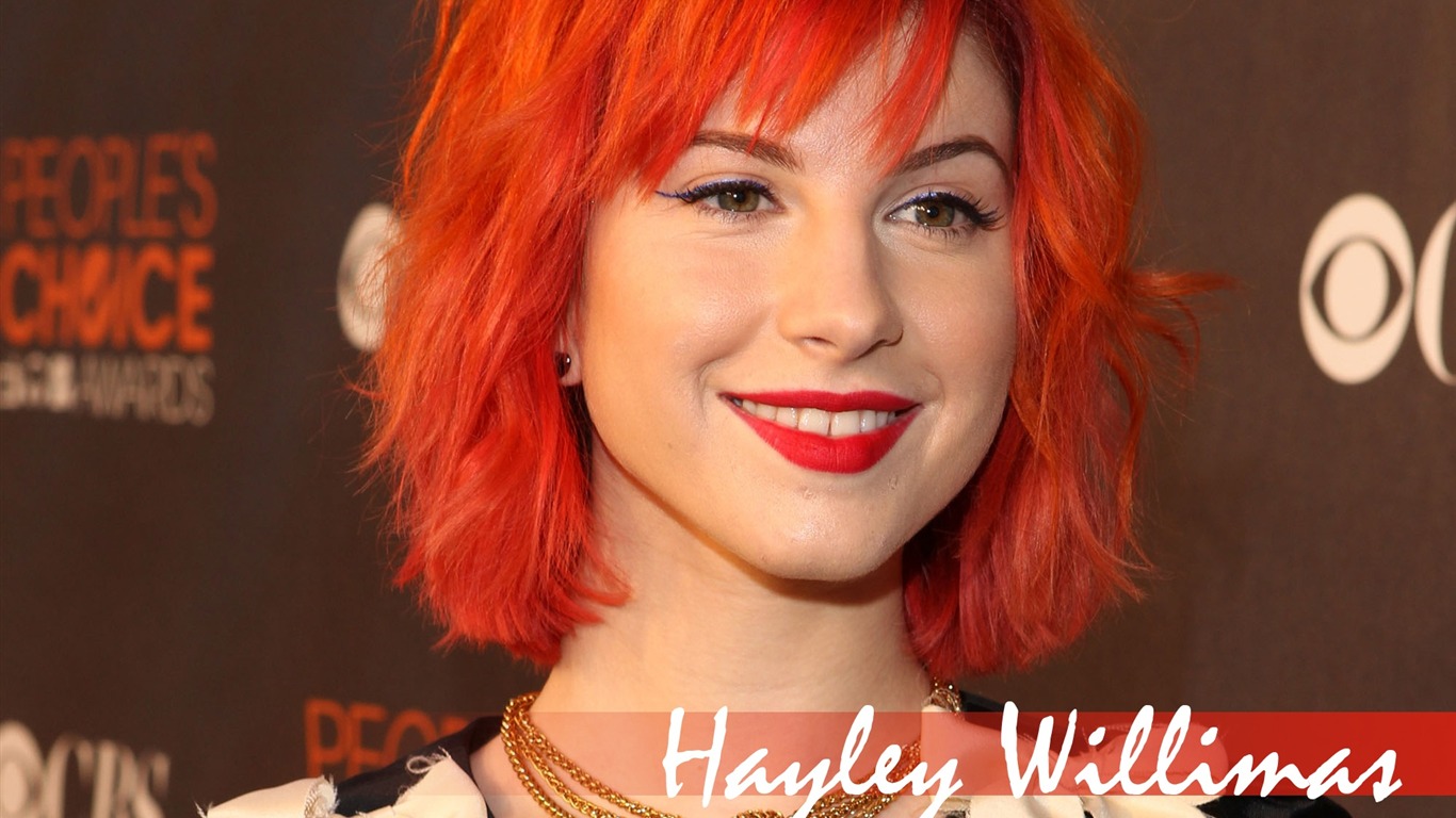 Hayley Williams beautiful wallpaper #1 - 1366x768