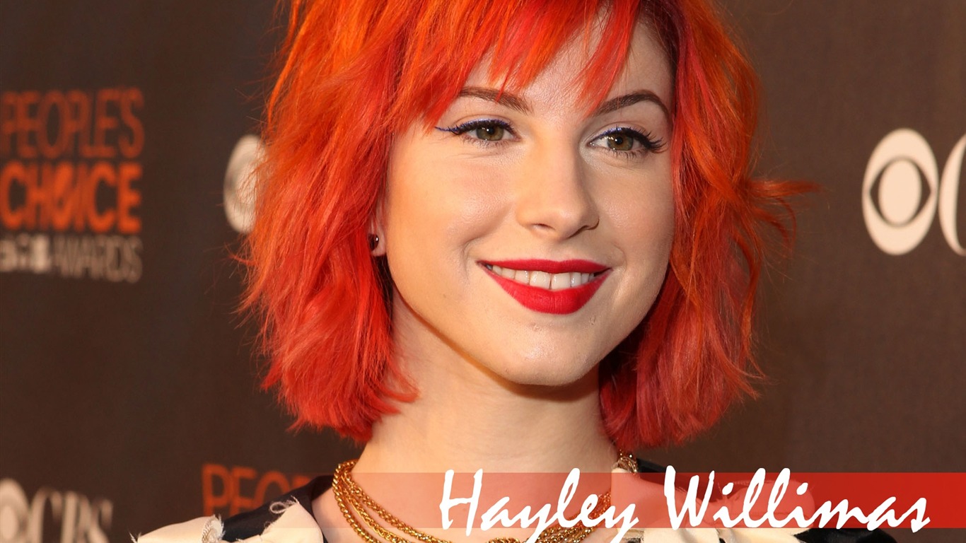 Hayley Williams 海莉·威廉姆斯 美女壁紙 #1 - 1366x768