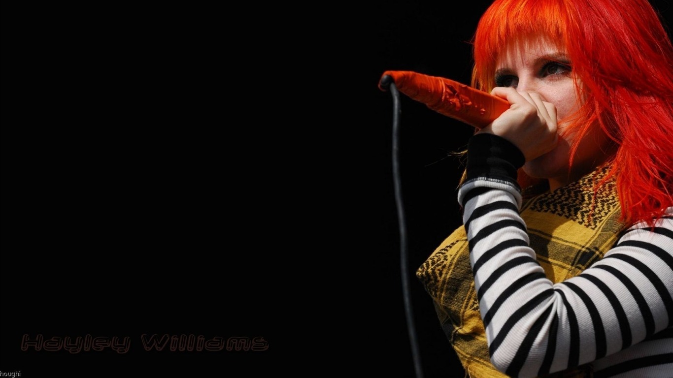 Hayley Williams 海莉·威廉姆斯 美女壁紙 #4 - 1366x768