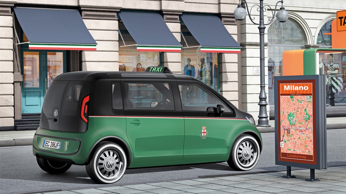 Concept Car Volkswagen Milano Taxi - 2010 fonds d'écran HD #4 - 1366x768