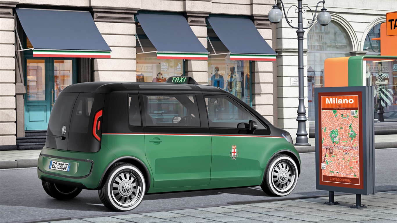 Concept Car Volkswagen Milano Taxi - 2010 大眾 #4 - 1366x768