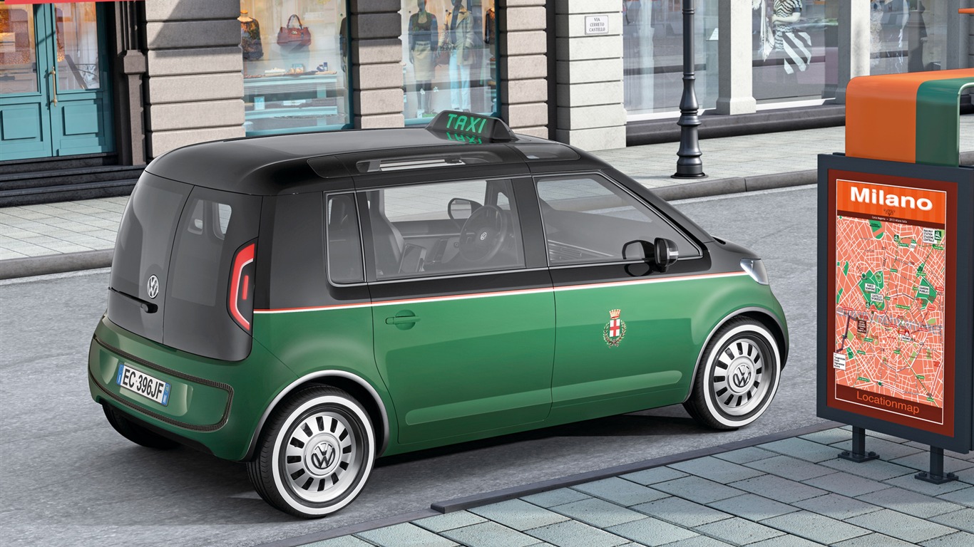 Concept Car Volkswagen Milano Taxi - 2010 fondos de pantalla HD #5 - 1366x768