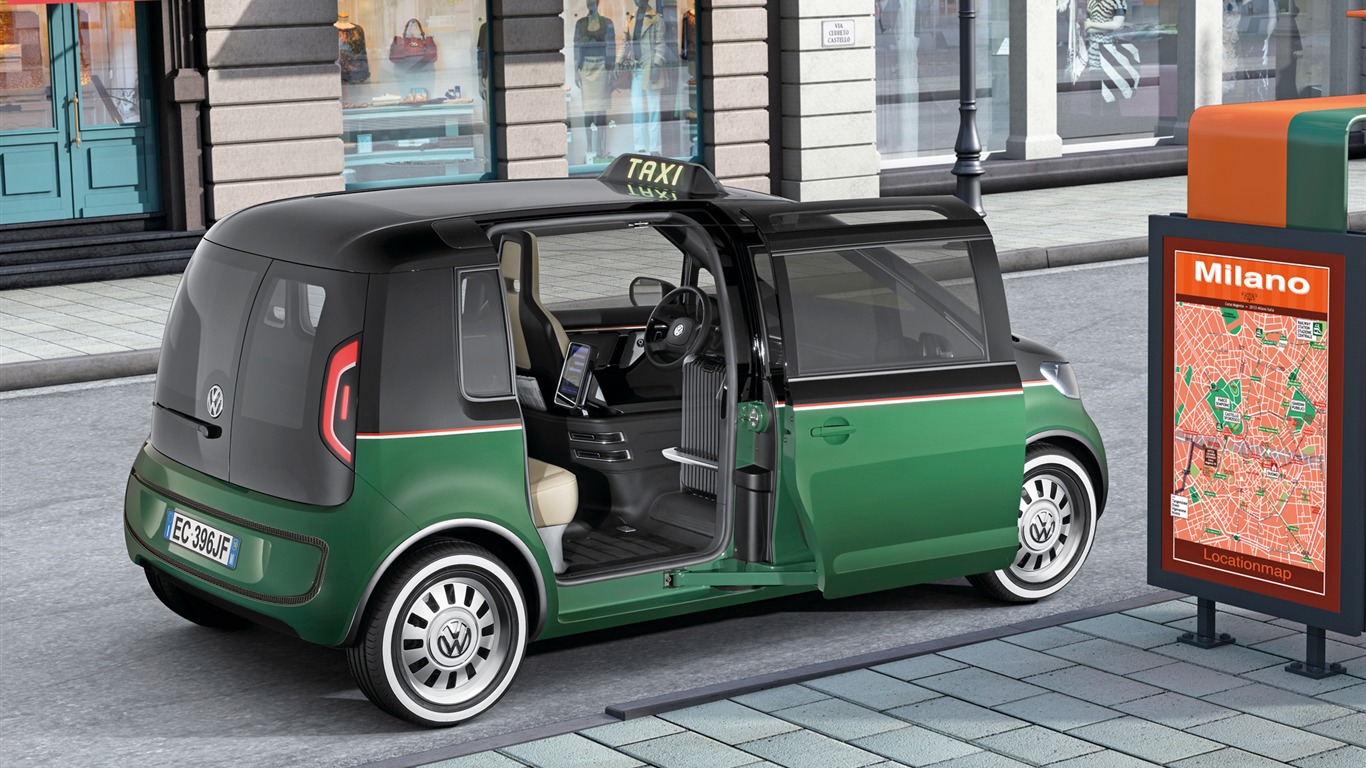 Volkswagen Concept Car Milano Taxi - 2010 HD tapety na plochu #8 - 1366x768