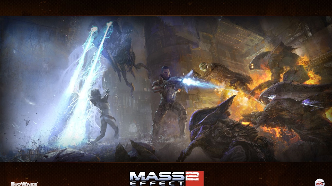 Mass Effect 2 質量效應2 高清壁紙 #7 - 1366x768