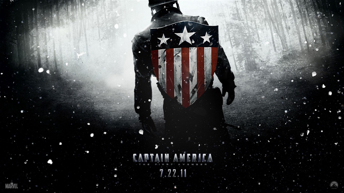Kapitán Amerika: První Avenger HD tapety na plochu #3 - 1366x768