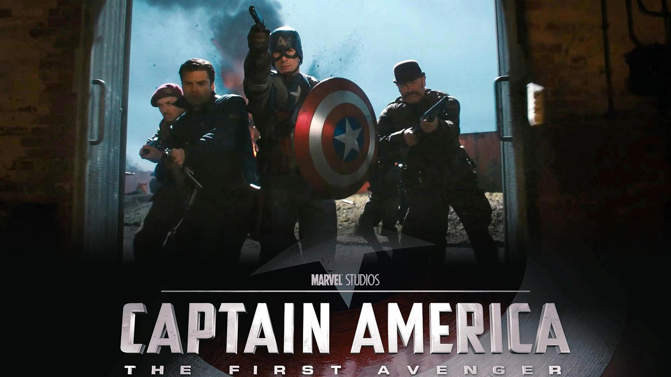 Kapitán Amerika: První Avenger HD tapety na plochu #9 - 1366x768