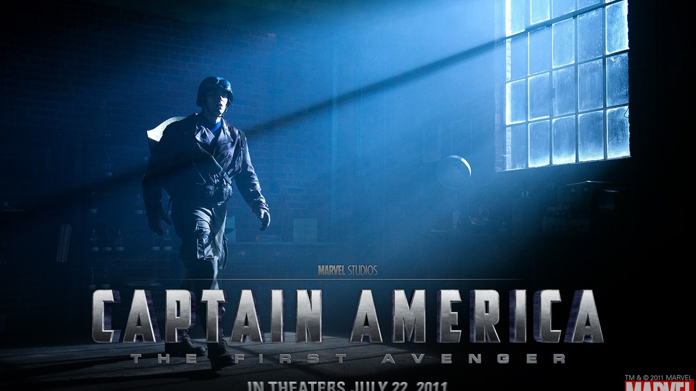 Kapitán Amerika: První Avenger HD tapety na plochu #17 - 1366x768