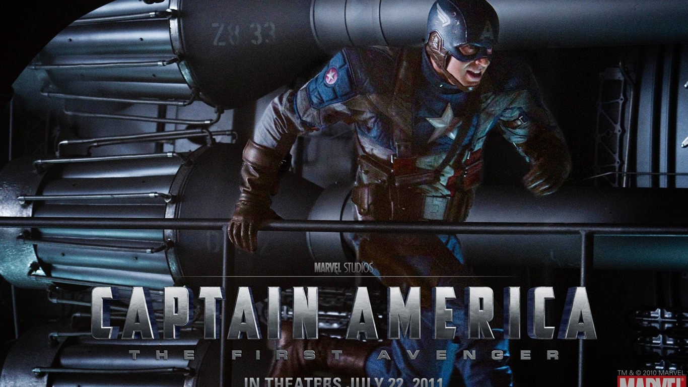 Kapitán Amerika: První Avenger HD tapety na plochu #20 - 1366x768