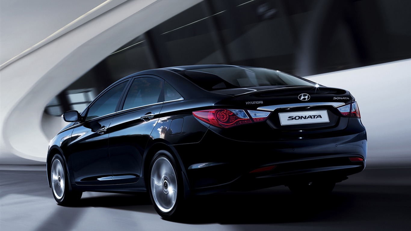 Hyundai Sonata - 2009 fondos de pantalla HD #10 - 1366x768