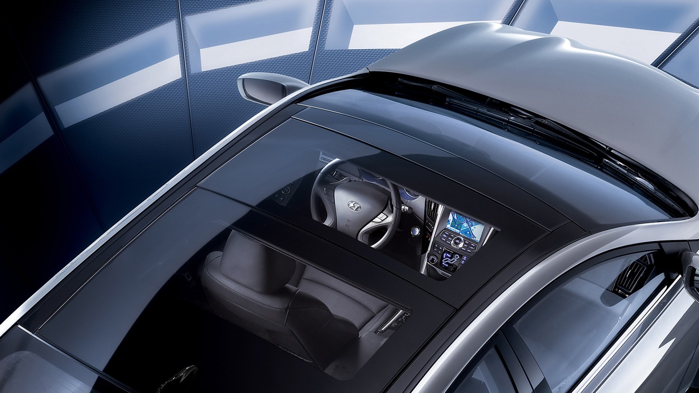 Hyundai Sonata - 2009 HD wallpapers #26 - 1366x768