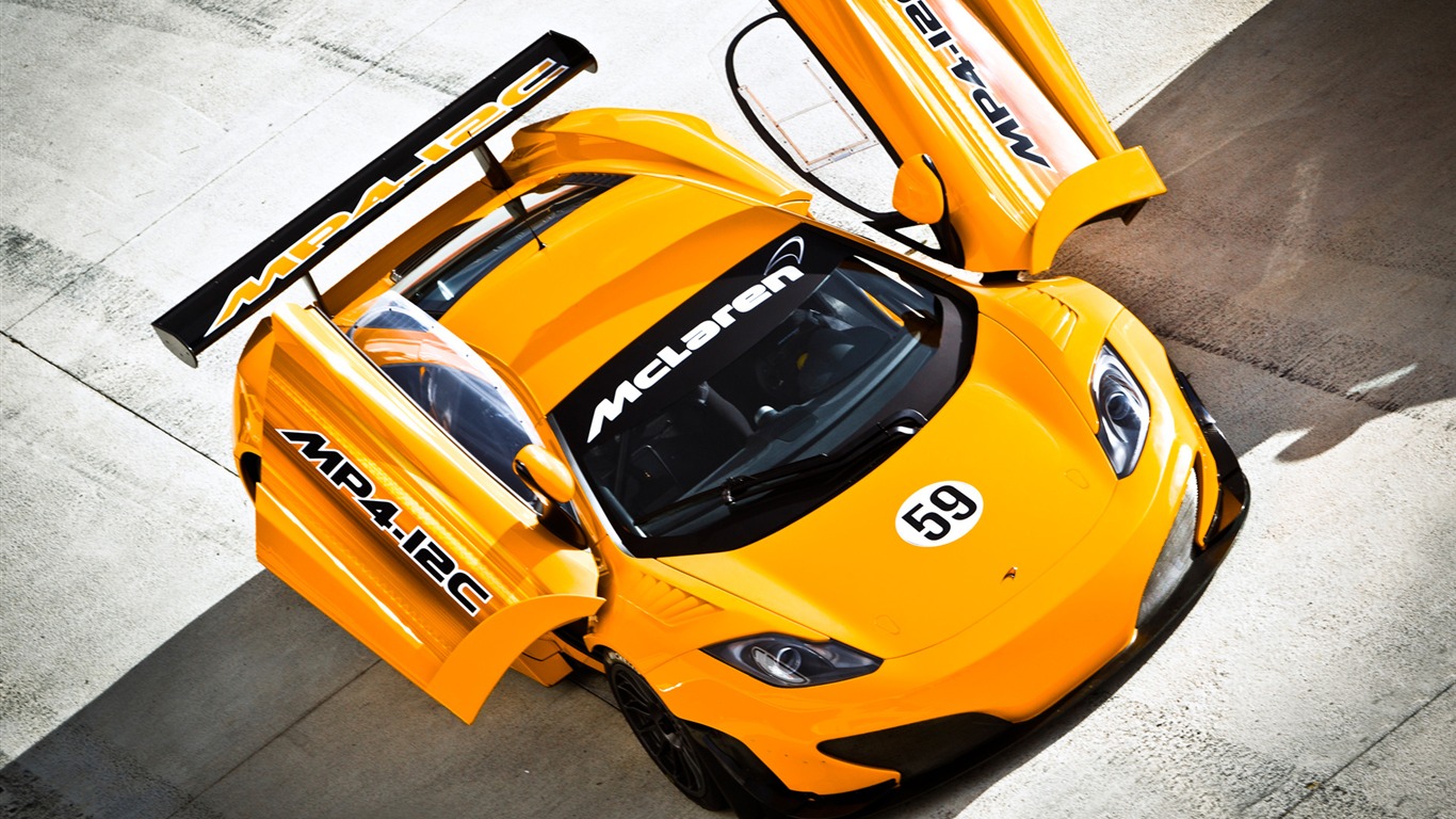 맥라렌 MP4 - 12C GT3 - 2011의 HD 배경 화면 #1 - 1366x768