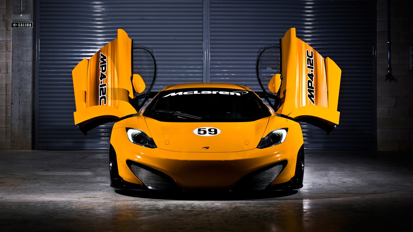 맥라렌 MP4 - 12C GT3 - 2011의 HD 배경 화면 #2 - 1366x768