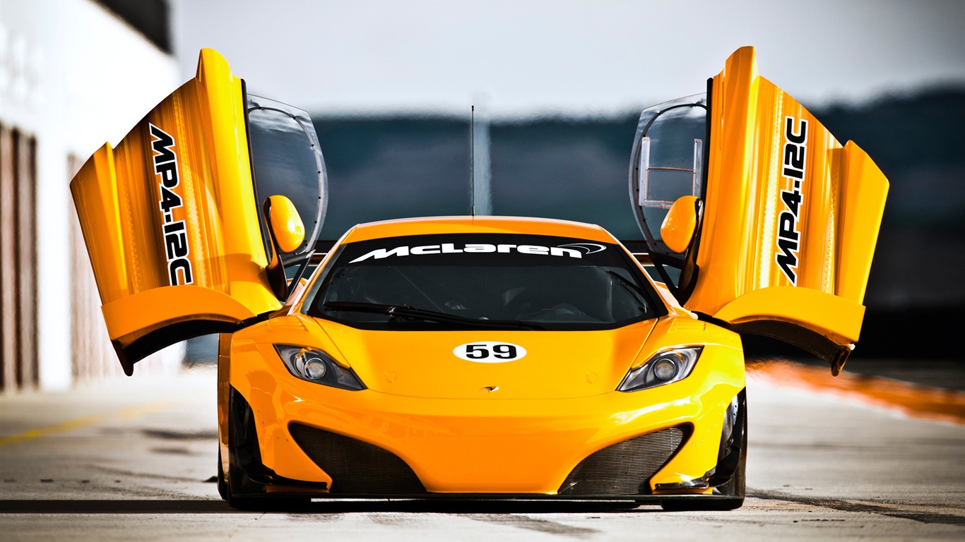 マクラーレンMP4-12C GT3 - 2011のHDの壁紙 #5 - 1366x768