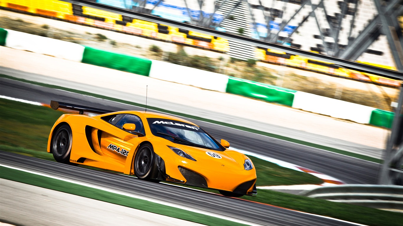 맥라렌 MP4 - 12C GT3 - 2011의 HD 배경 화면 #14 - 1366x768