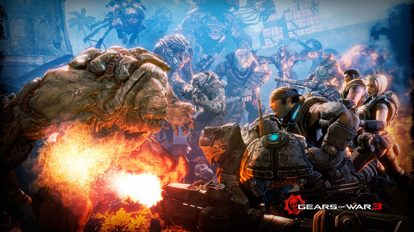 Gears of War wallpapers HD 3 #14 - 1366x768