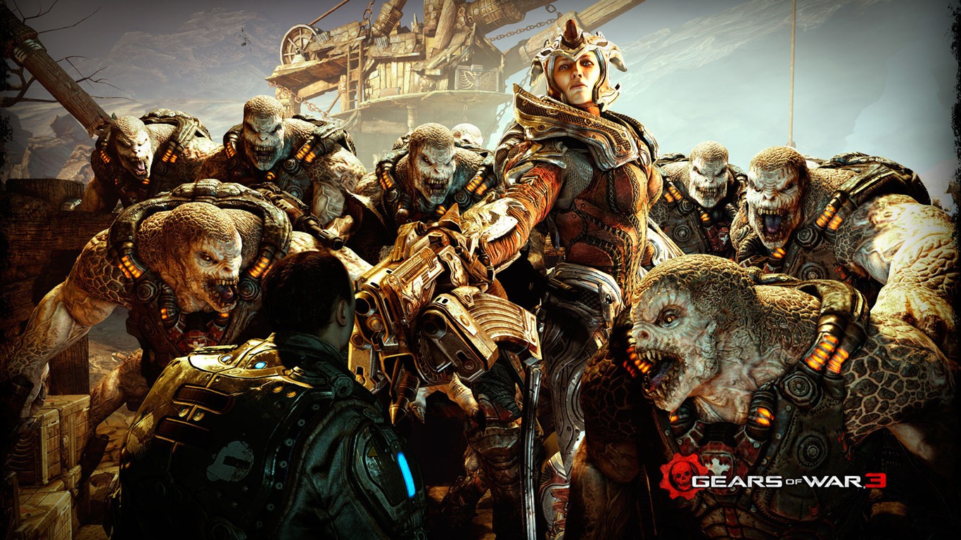 Gears of War 3 HD wallpapers #18 - 1366x768