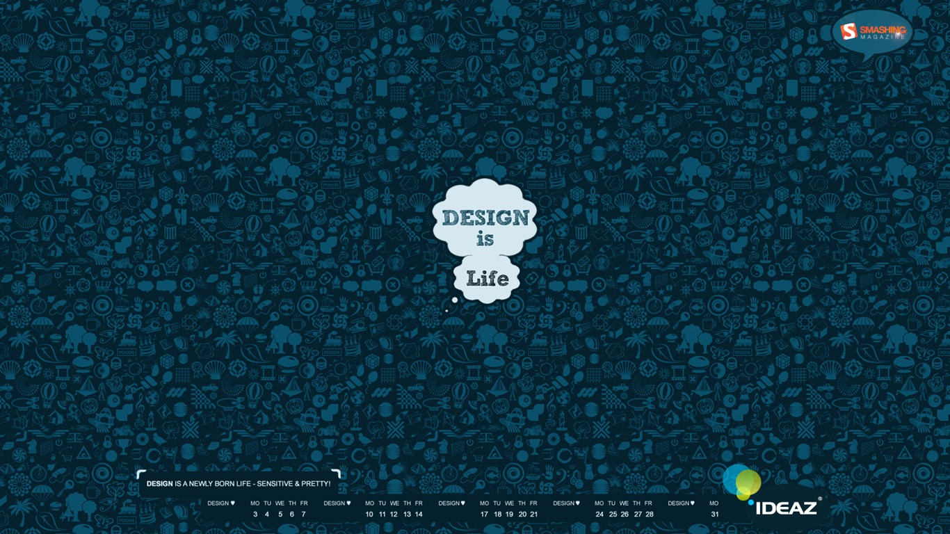October 2011 Calendar Wallpaper (1) #15 - 1366x768
