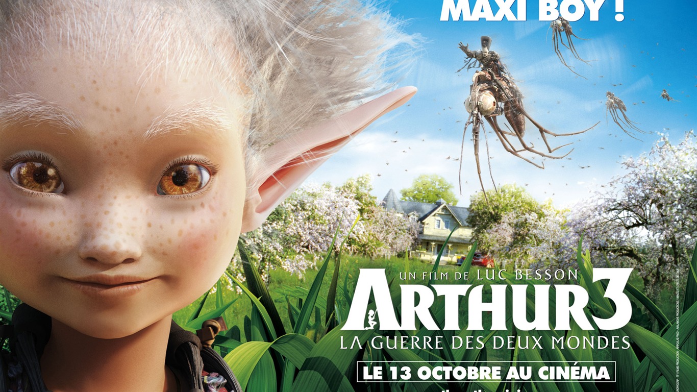 Arthur 3: The War of the Two Worlds 亞瑟3：終極對決高清壁紙 #1 - 1366x768