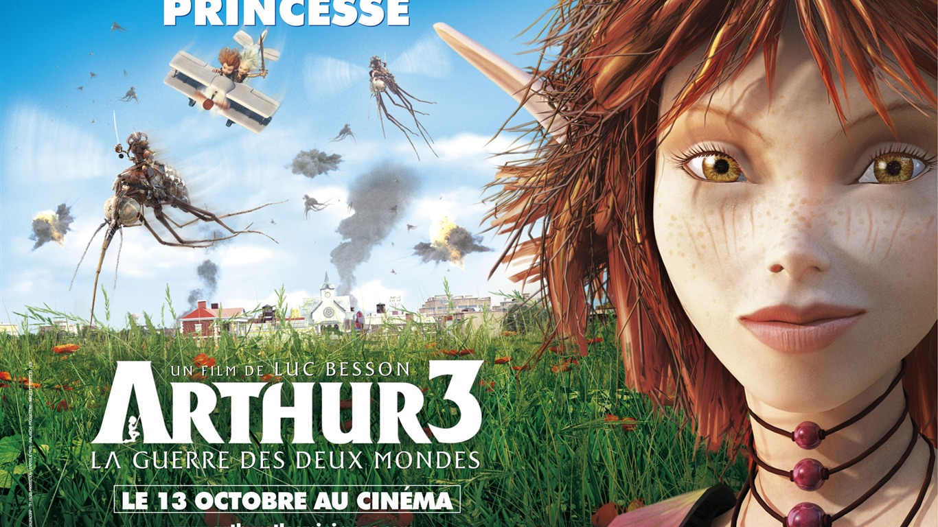 Arthur 3: The War of the Two Worlds 亞瑟3：終極對決高清壁紙 #2 - 1366x768