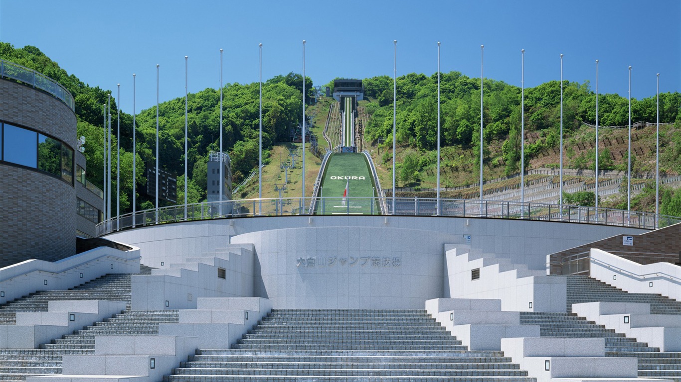 北海道的建筑高清壁纸12 - 1366x768