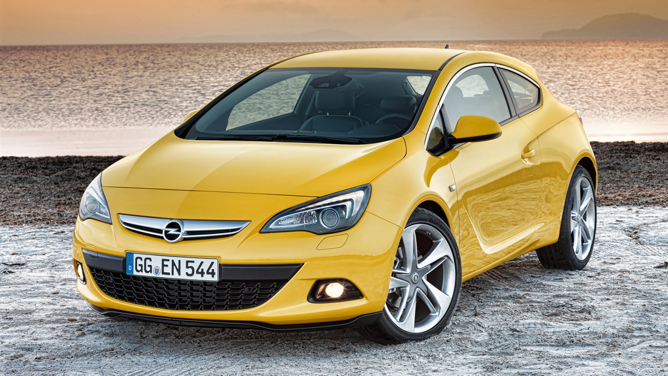 Opel Astra GTC - 2011의 HD 배경 화면 #1 - 1366x768