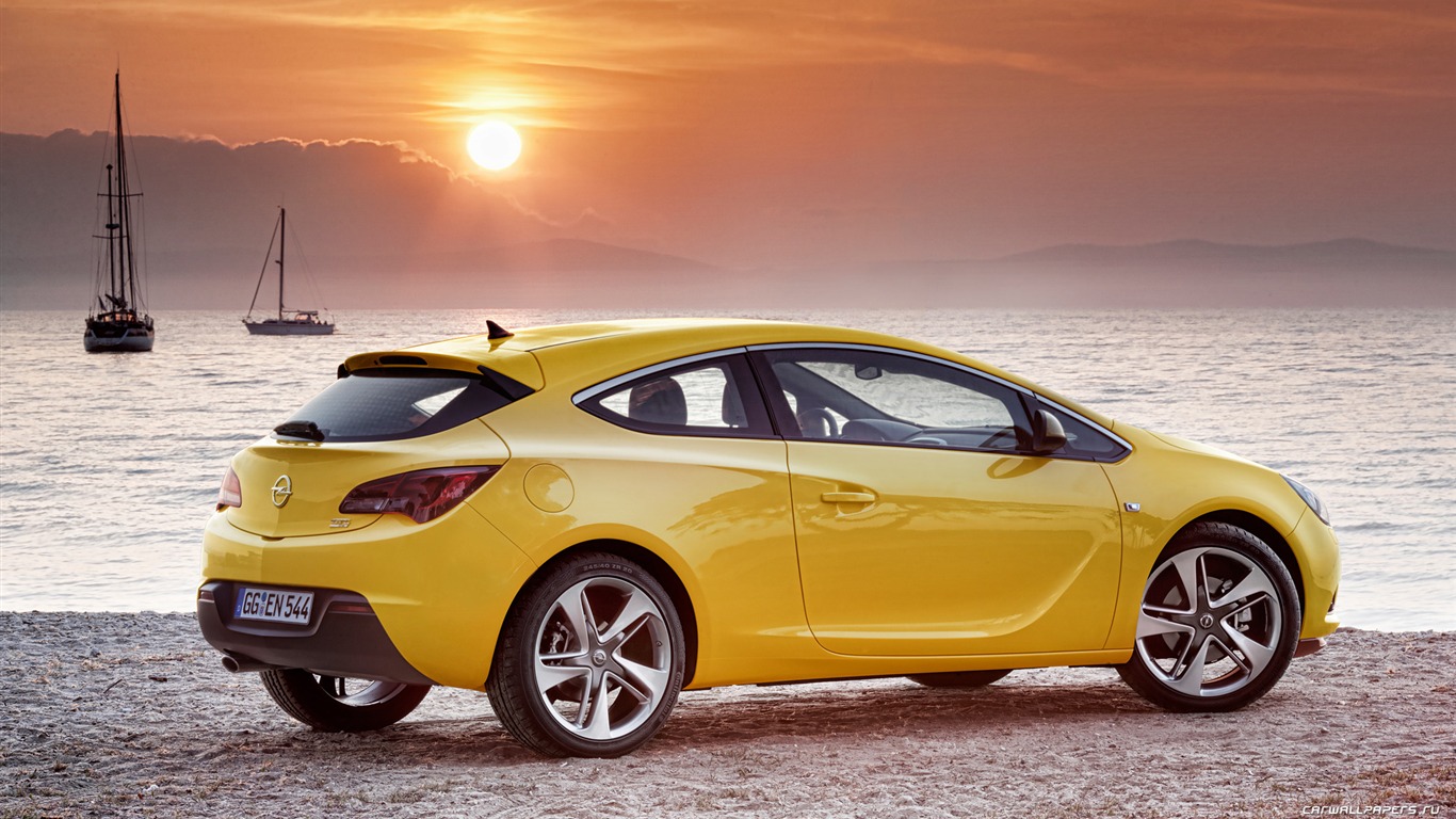 Opel Astra GTC - 2011 fondos de pantalla HD #10 - 1366x768