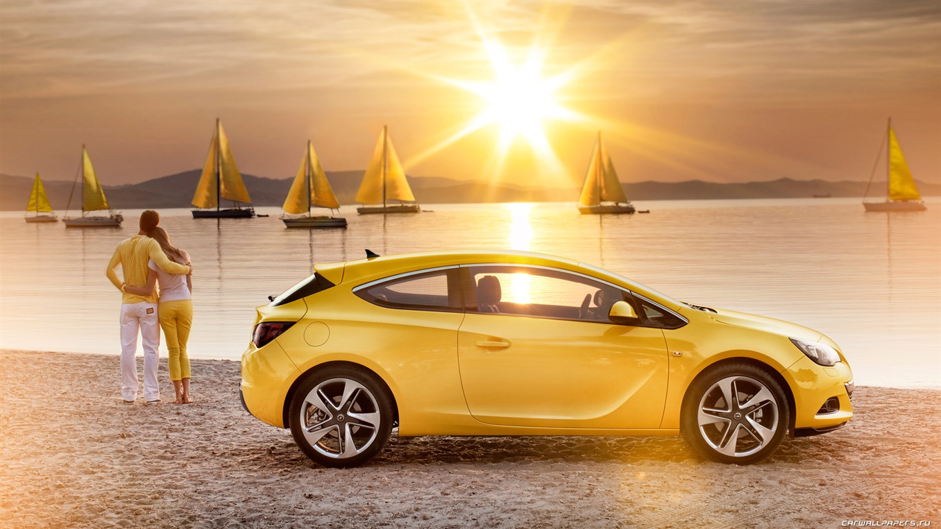 Opel Astra GTC - 2011 fondos de pantalla HD #11 - 1366x768