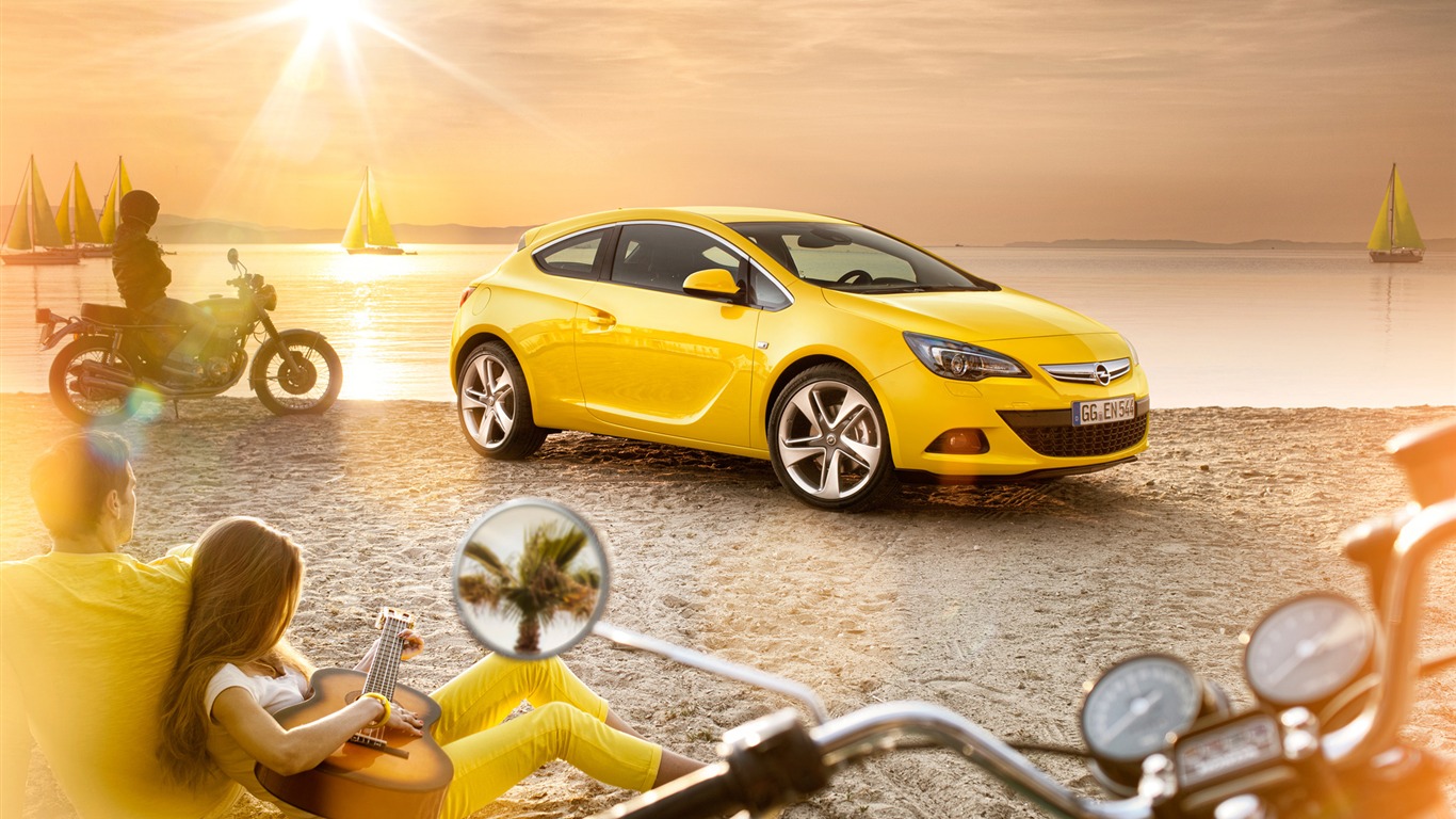 Opel Astra GTC - 2011 fondos de pantalla HD #12 - 1366x768