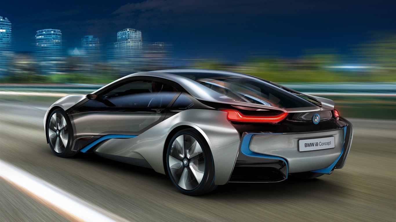 BMW i8 koncept - 2011 HD wallpapers #5 - 1366x768