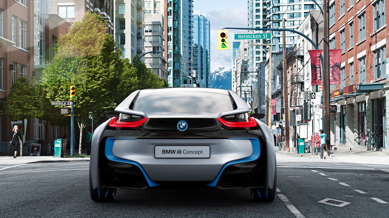 BMW i8 koncept - 2011 HD wallpapers #6 - 1366x768