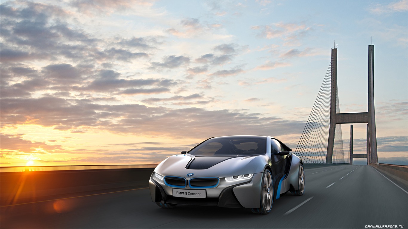 BMW i8 koncept - 2011 HD wallpapers #8 - 1366x768