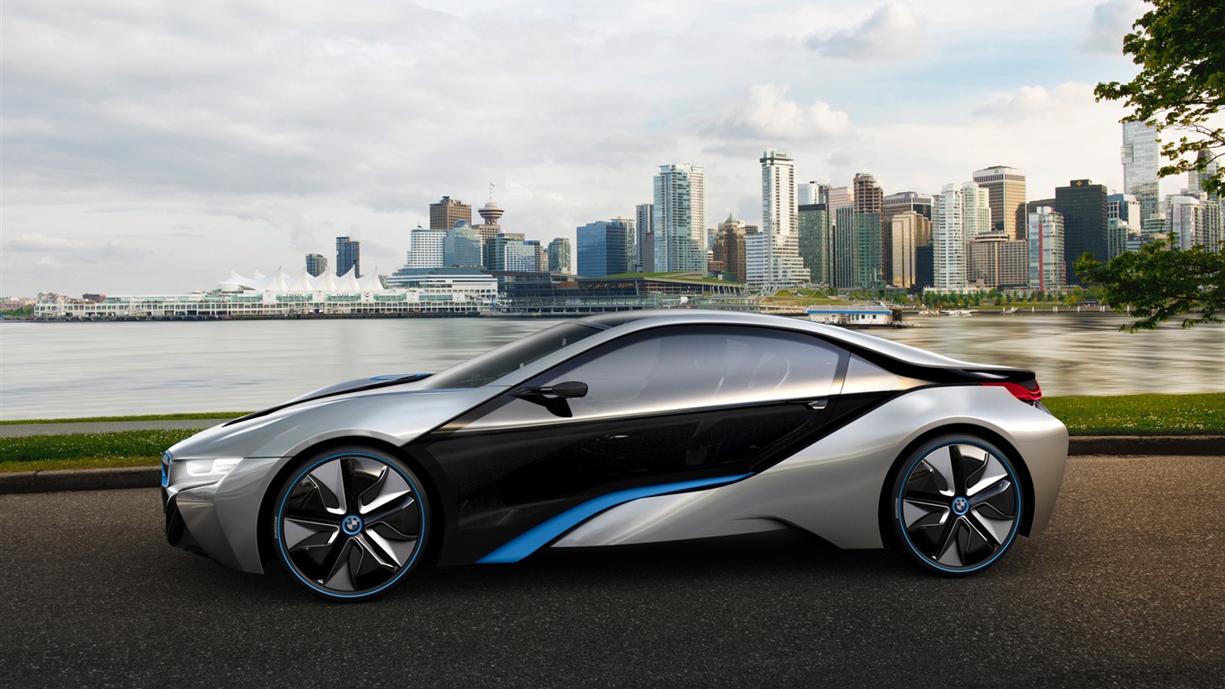 BMW i8 koncept - 2011 HD wallpapers #10 - 1366x768