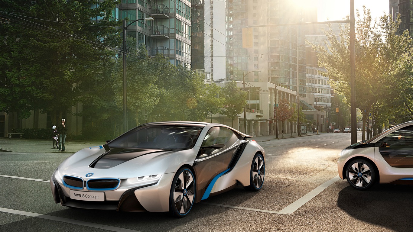 BMW i8 Concept - 2011 寶馬 #12 - 1366x768