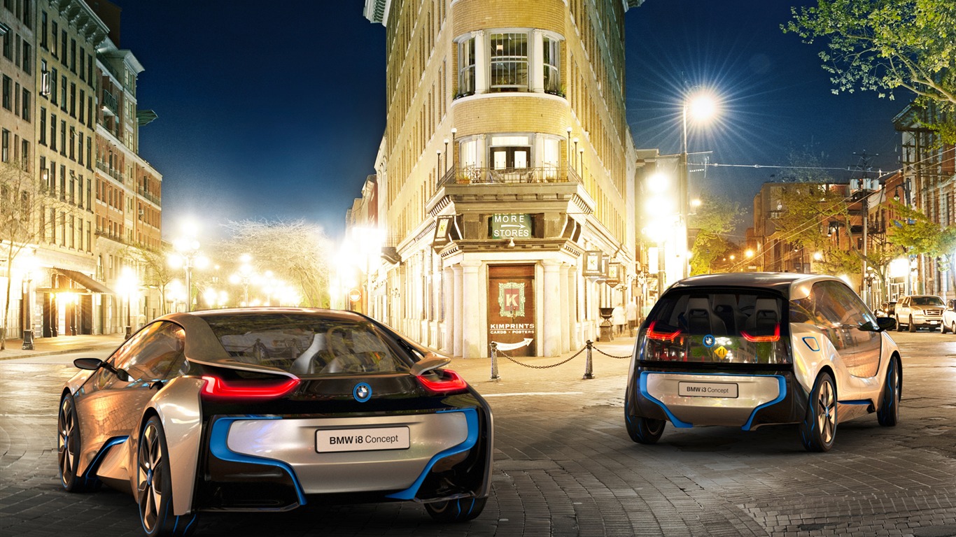 BMW i8 개념 - 2011의 HD 배경 화면 #14 - 1366x768