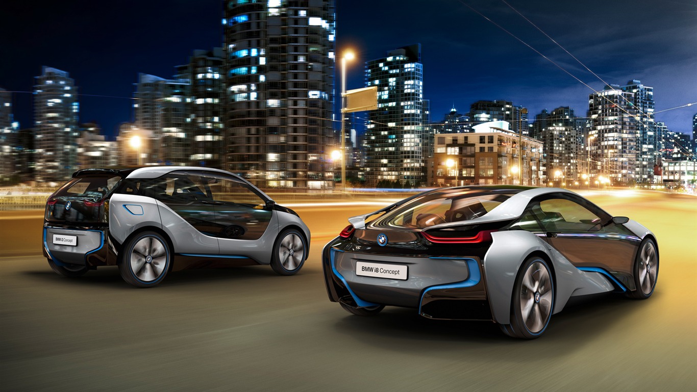 BMW i8 Concept - 2011 HD wallpapers #17 - 1366x768