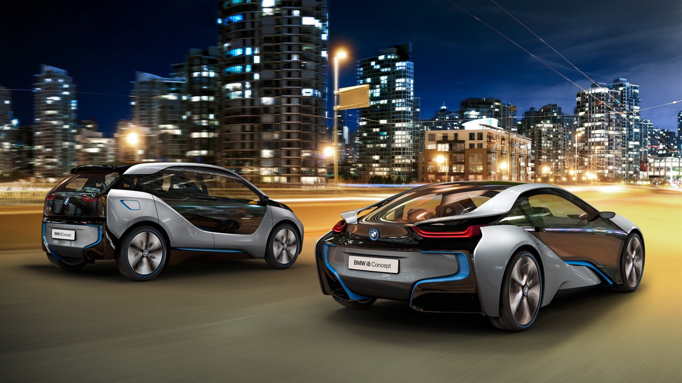 BMW i8 Concept - 2011 寶馬 #17 - 1366x768
