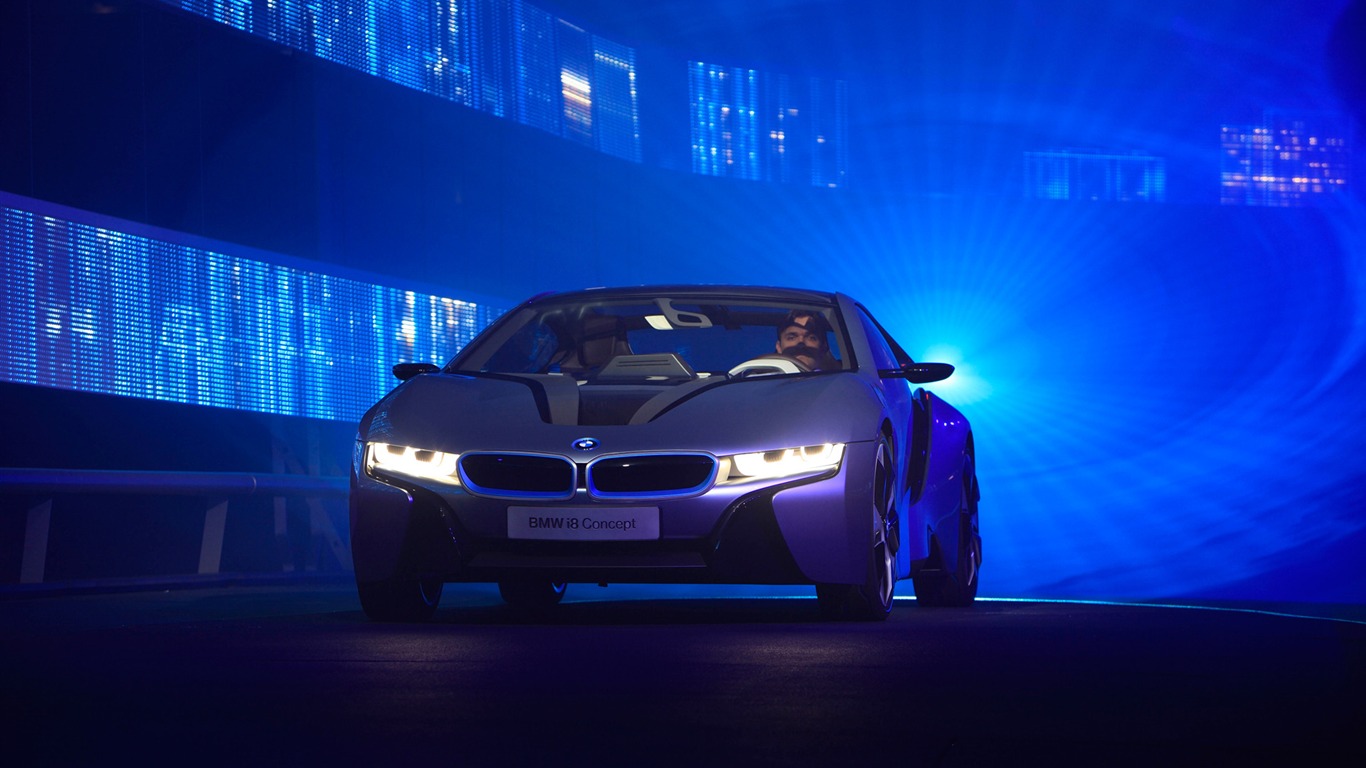 BMW i8 koncept - 2011 HD wallpapers #19 - 1366x768