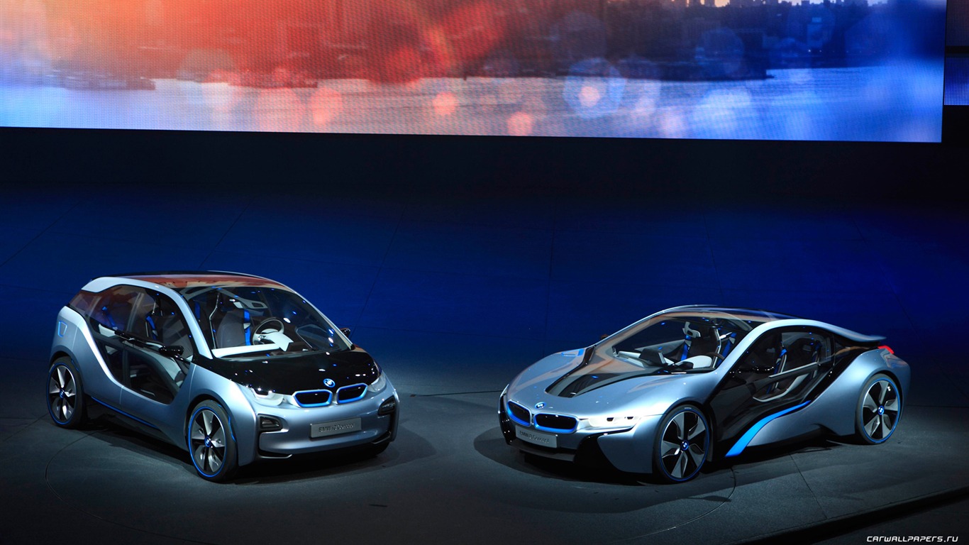 BMW i8 koncept - 2011 HD wallpapers #21 - 1366x768