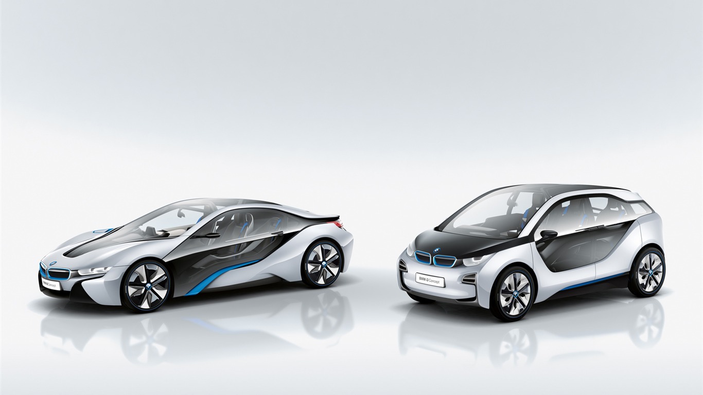 BMW i8 개념 - 2011의 HD 배경 화면 #28 - 1366x768